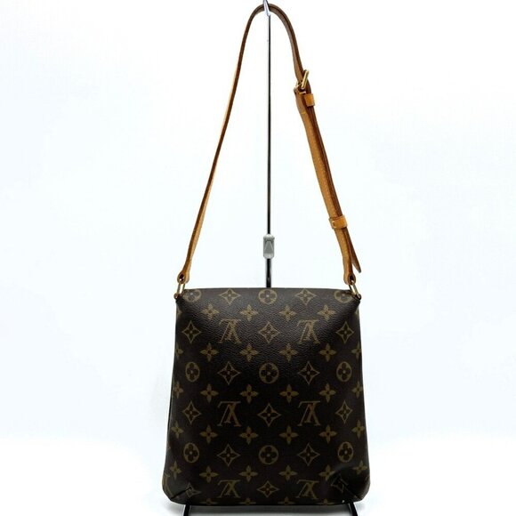 LOUIS VUITTON Authentic Brown Monogram Canvas Shoulder Bag - Picture 3 of 9